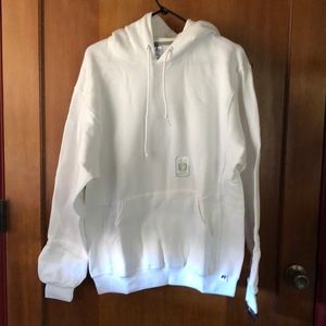 BNWT White Russell Athletic Hoodie